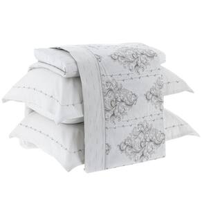Jogo de Cama Casal Kacyumara Satinee Santore 4Pçs 300 Fios