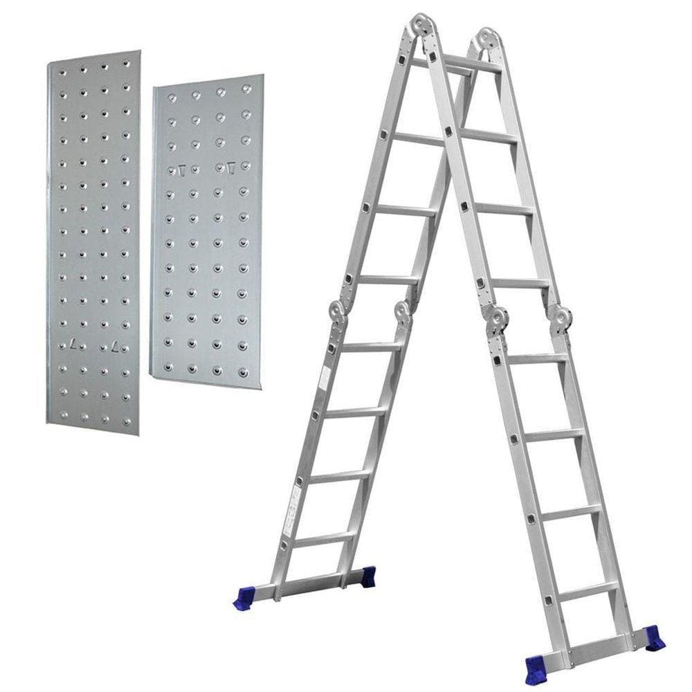 Escada Multifuncional 4X4 Plataforma 16 Degraus 5134 - Mor