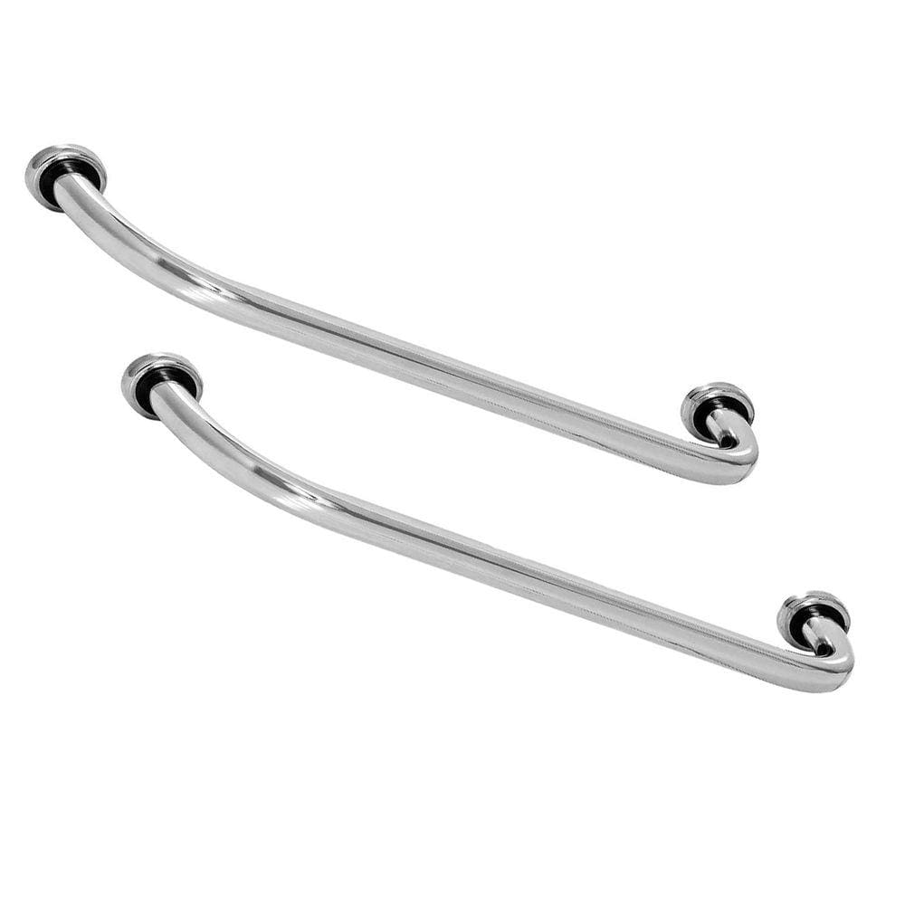 Barra Alça Apoio Kit 2 Uni Aço Inox 40Cm Criança Pcd Gestante Acessibilidade Corrimao Banheiro
