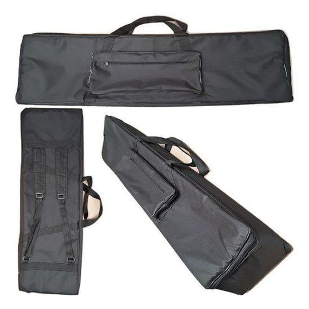 Capa Para Teclado M-Audio Oxygen 49 Nylon Master Luxo Preto