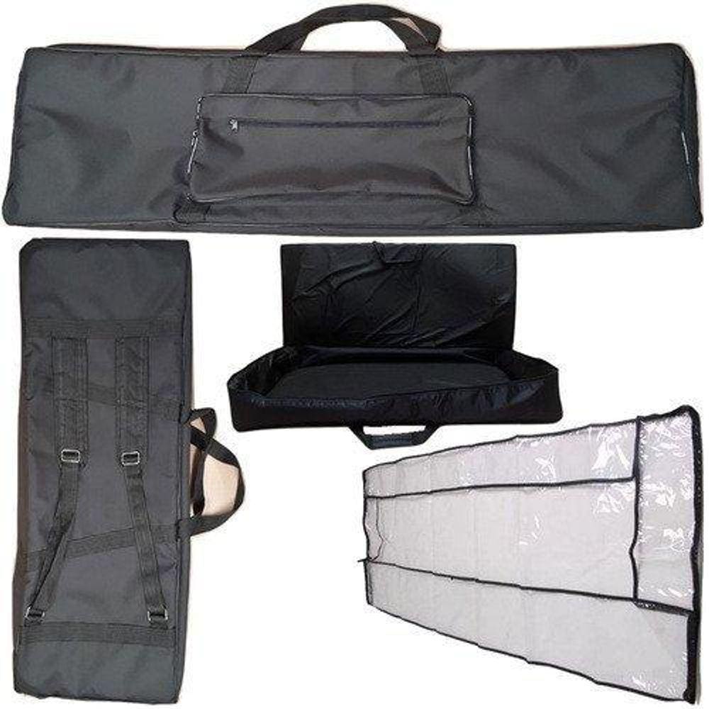 Capa Master Luxo Teclado Nord Electro 5D61 Preto + Cobertura