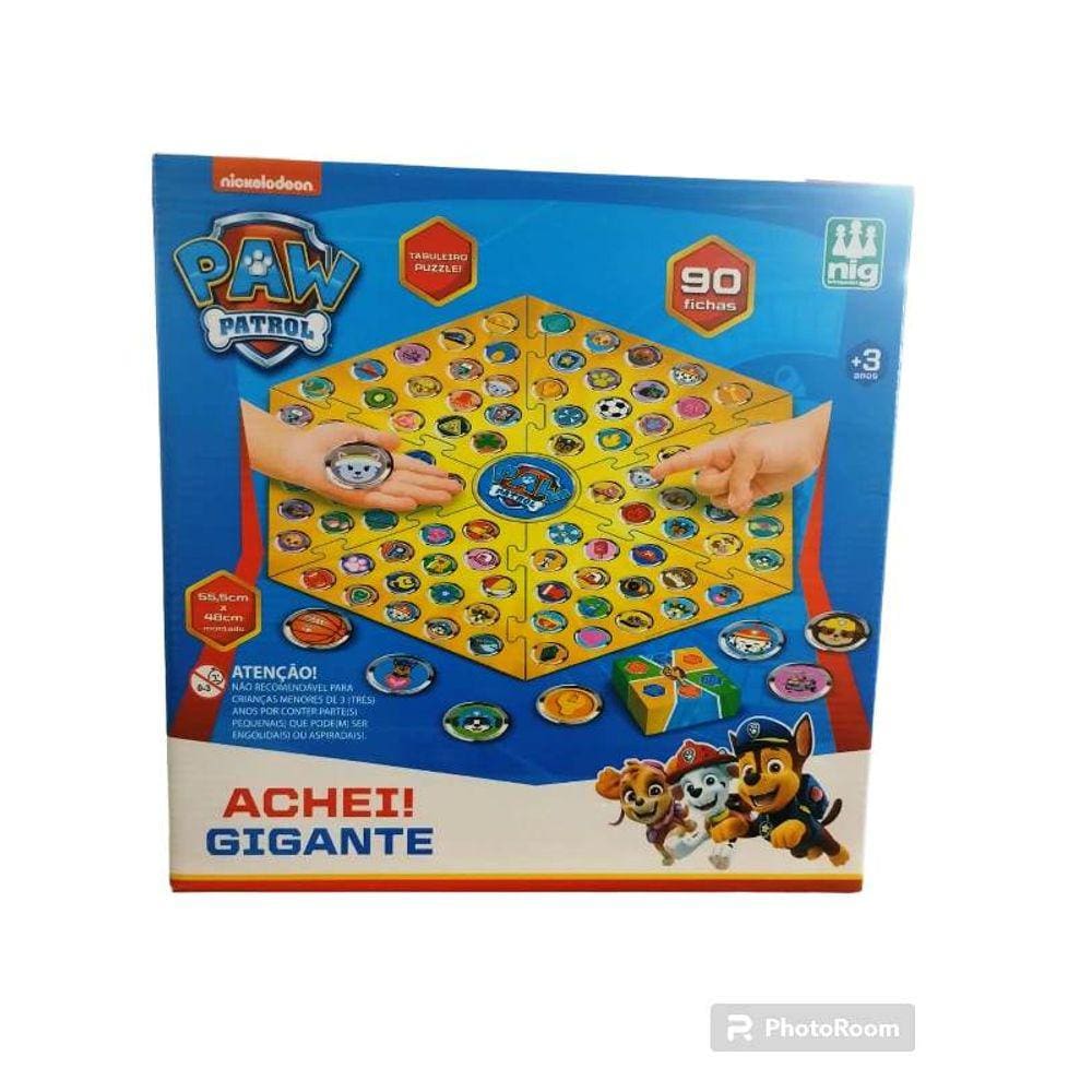 Jg-Achei Gigante-Patrulha Canina-Nig