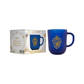 Caneca De Vidro Prime Harry Potter Casas 300 ML - Luva Com 1 Unid - Corvinal
