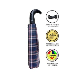 Guarda Chuva Automático Luxo Voyagem 9027 Azul