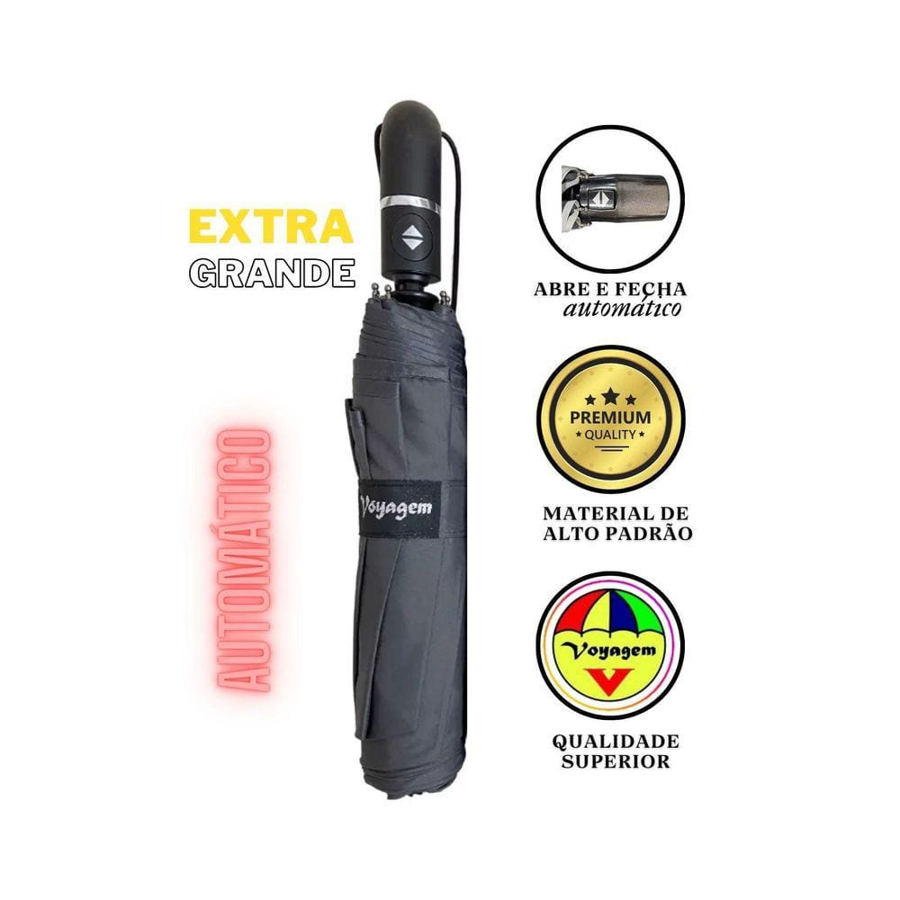 Guarda Chuva Automático Masculino Voyagem Gg 022/3A Cinza