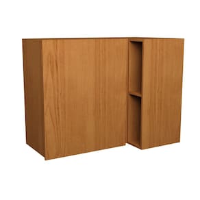 Armário Aéreo 92,5cm 1 Porta Canto Cozinha Milão Freijó Rocks