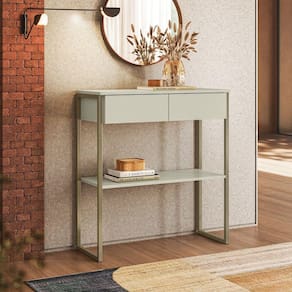 Aparador Industrial 2 Gavetas Dijon Off White AC