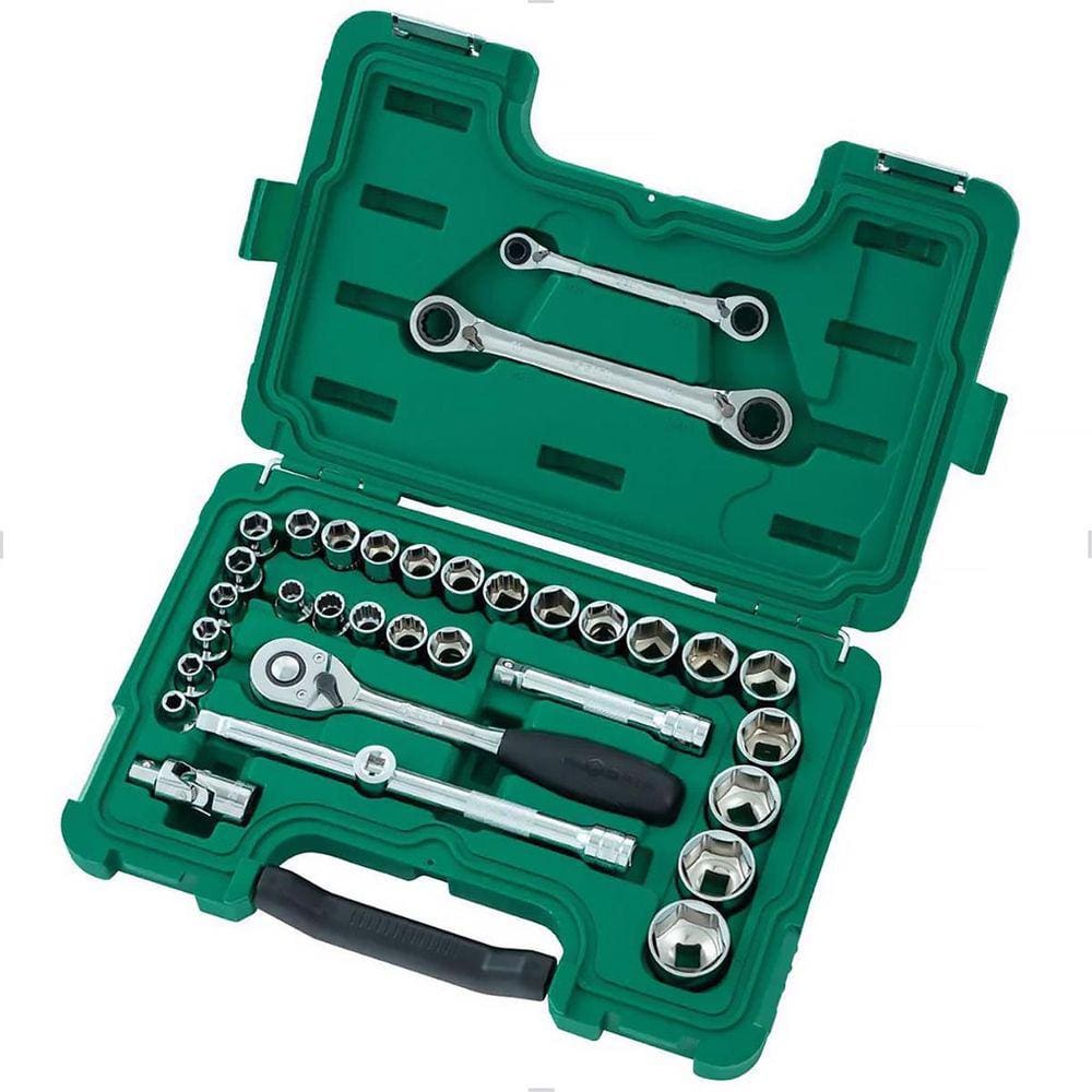 Conjunto de Soquetes e Chaves 1/2" 33pçs ST09099 Sata
