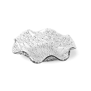 Fruteira Vidro Transparente Petit Poá 28Cm - Design Elegante