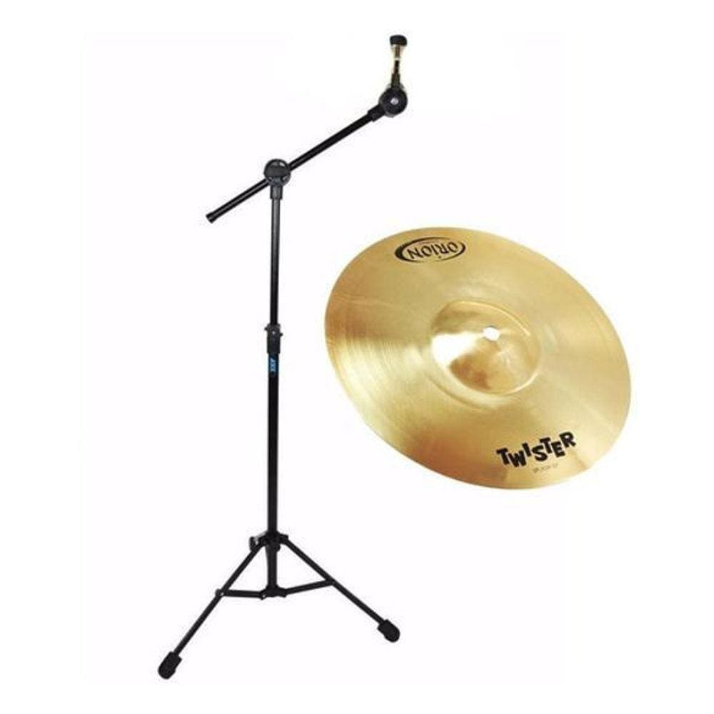 Kit Pedestal Girafa Para Pratos Bateria B12G Ask Com Splash