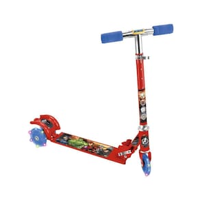 Patinete Infantil De Ferro 3 Rodas C/Luz Avengers Vingadores
