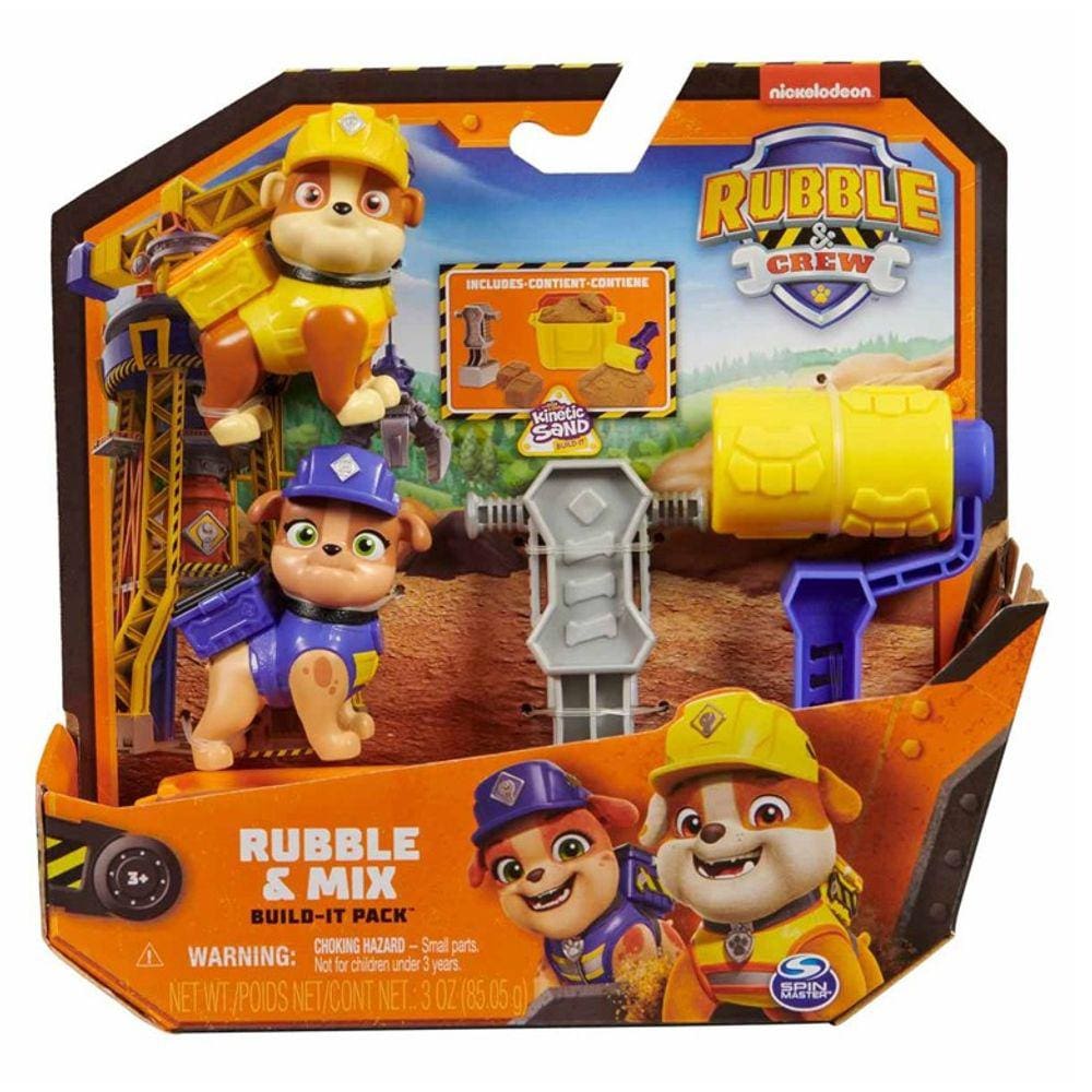 Patrulha Canina Set 2 Bonecos Rubble e Mix - Sunny