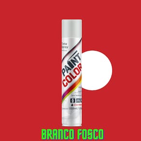 Tinta Spray Paincolor Branco Fosco -UsoGeral