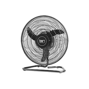 Ventilador Oscilante At 50 Cm Mesa Pt Grade Pp 220v Preto