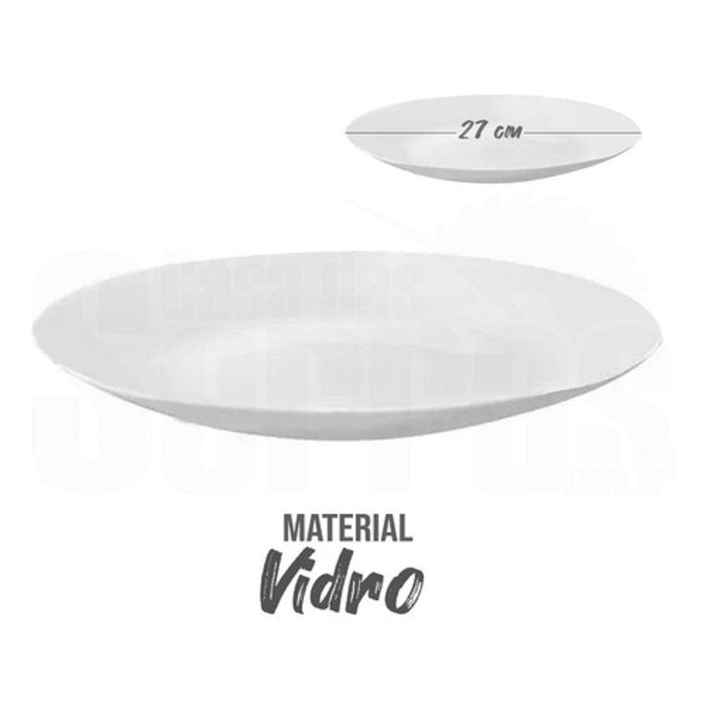 Prato Raso Opaline Cosmo Temperado 27Cm Yangzi