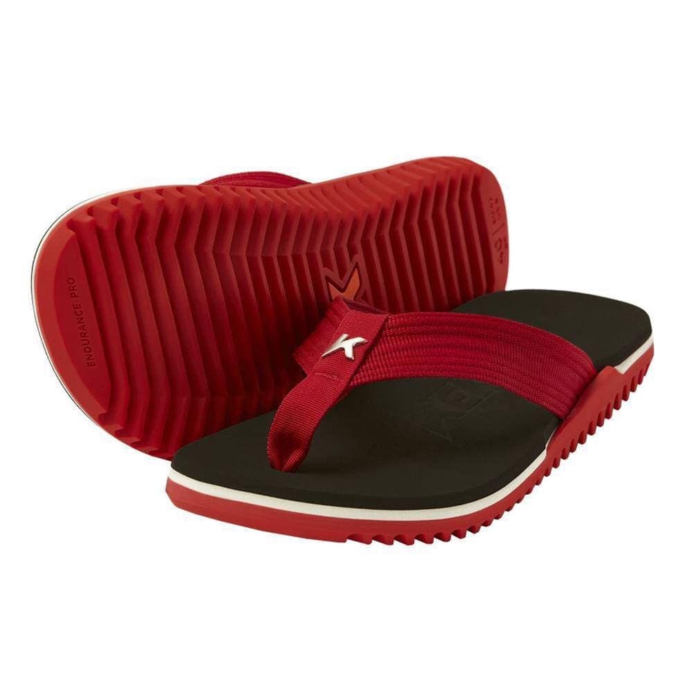 Chinelo Kenner Nk6 Pro Masculino - Preto e Vermelho