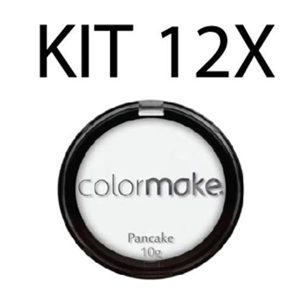 Kit Com 12 Pancakes Brancos Colormake