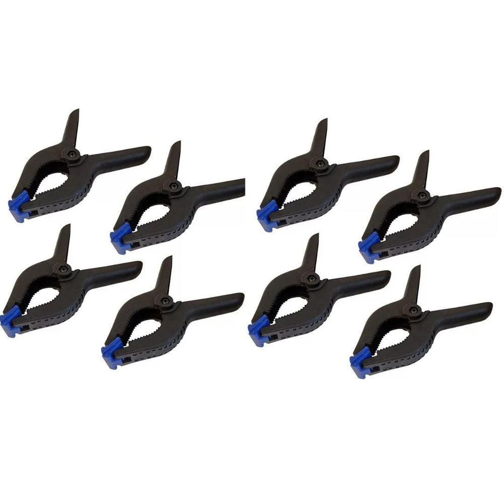 Kit 8 Grampos Sargento Madeira Marceneiro Aperto Rápido 4Pol