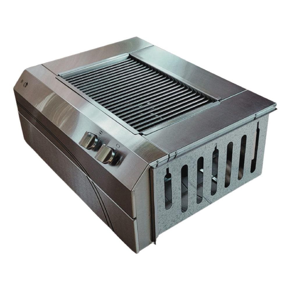 Churrasqueira Gourmet À Gas Embutir Inox Lucxgrill Lx75 