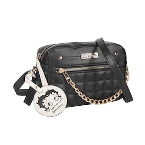 Bolsa Betty Boop Transversal Matelassê Pequena Feminina