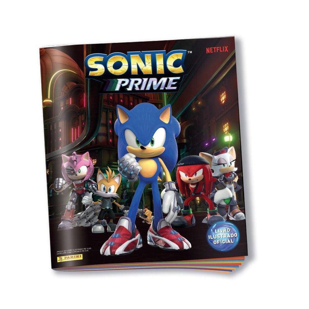 Sonic Prime - Álbum Capa Cartão