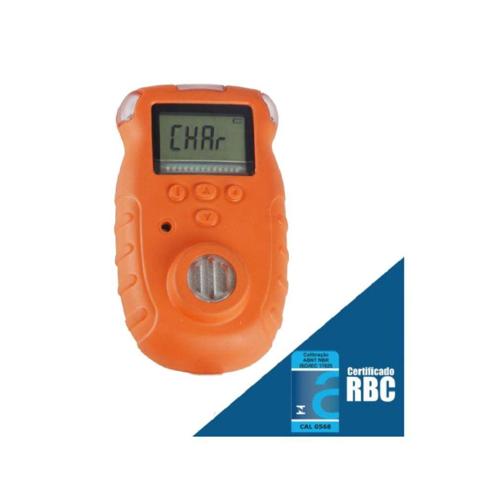 Detector Gás Etanol Ar 0 A 100% Lel Ponto Calibração Ajustável Alarme Software Dge-1000 Portátil Instrutherm Certificado