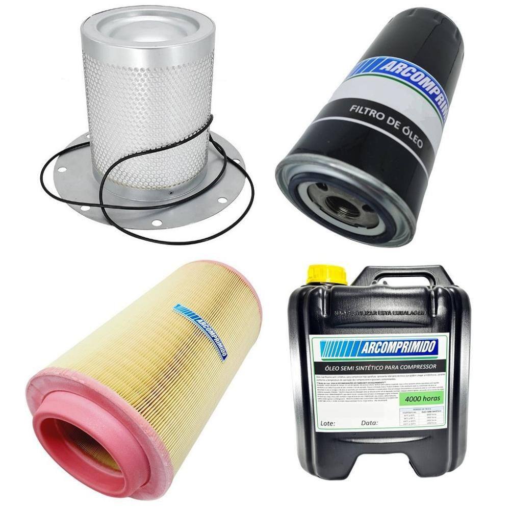 Filtros e Óleo Similares para Chicago Pneumatic S16 100