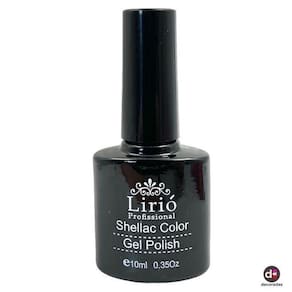 Esmalte Em Gel Lirió Unha Profissional Color Polish Preto
