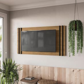 Painel para TV até 55 Polegadas Kappesberg Freijó/Preto Fosco