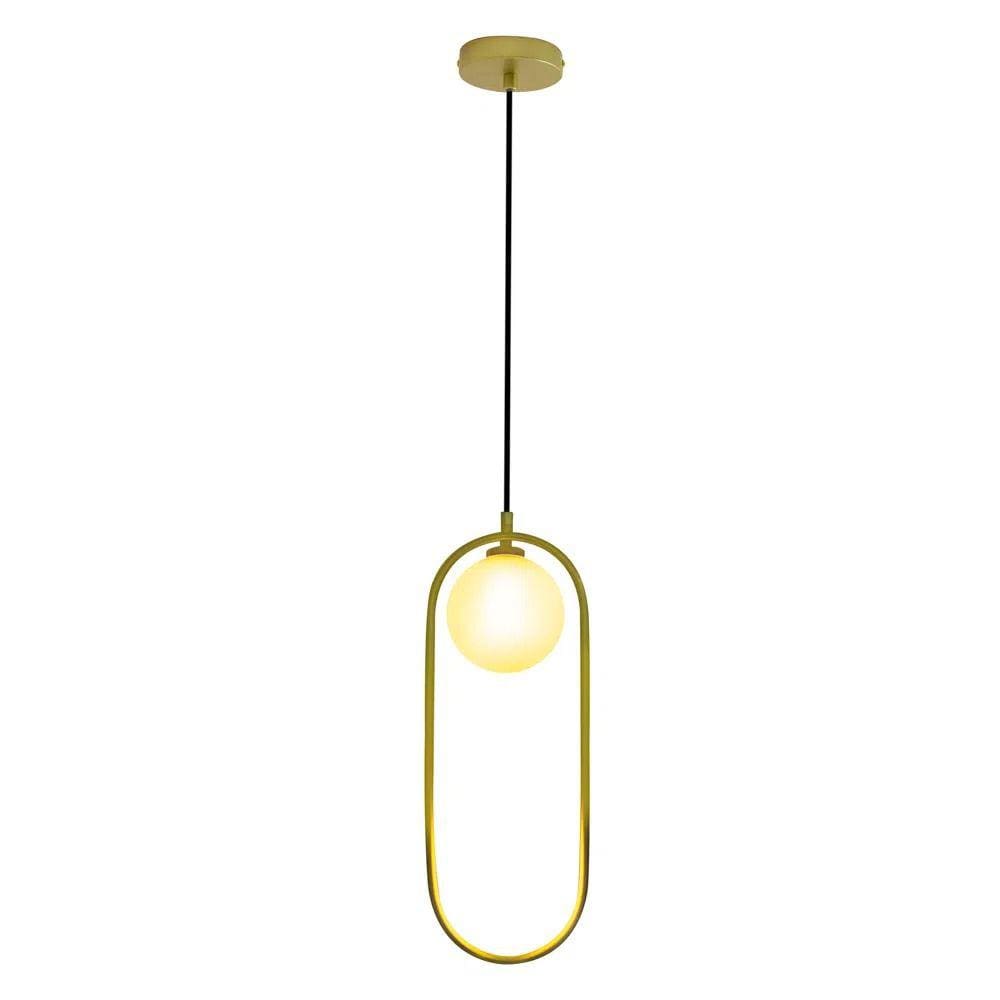 Pendente Gude Dourado (D)17Cm (A)47Cm Bella