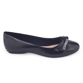 Sapatilha Feminina casual Moleca 5094.1654 verniz strass