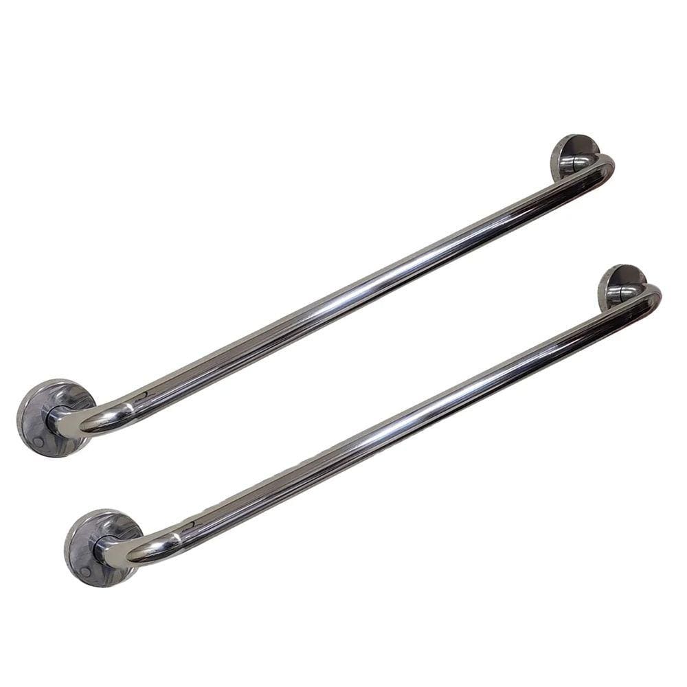 Alça Apoio 50cm Barra Suporte Anti Queda Kit 2 Uni Acessibilidade Cadeirante Pcd Criança Gestante Segurança Box Banheiro Casa