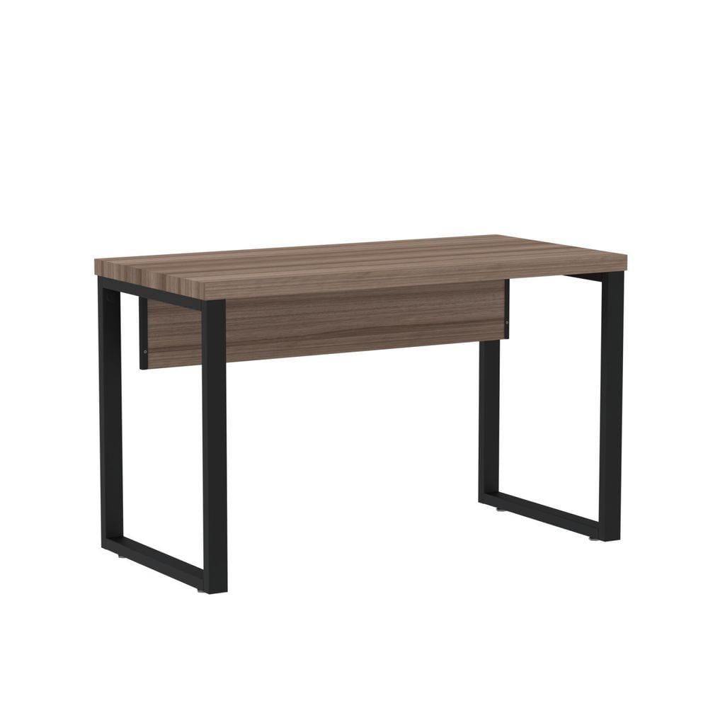 Mesa de Escritório Madeira 1200x600x750mm M1200pe40tub Walnut/Preto
