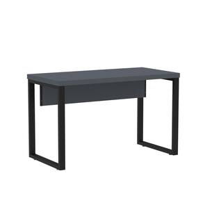 Mesa de Escritório Madeira 1340x600x750mm M1340pe40tub Grafito/Preto