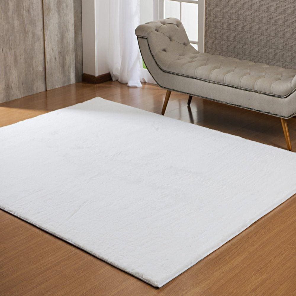 Tapete de Pele 2,00m x 2,50m Albany Niazitex Branco