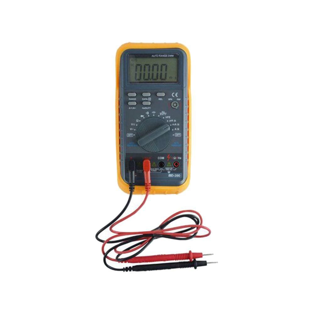 Multímetro Digital Corrente Resistência Continuidade Audível Tensão Capacitância Diodo Md-390 Portátil Instrutherm