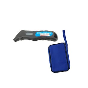 Kit Medidor Pressão Digital Led Pneu Escala 5 A 100 Psi Medição Psi Kpa Bar Hold Mpp-100 Portátil Instrutherm Estojo