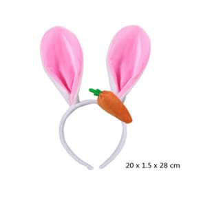 Kit 04 Tiaras Orelha Coelhinho Coelho Pascoa Carnaval