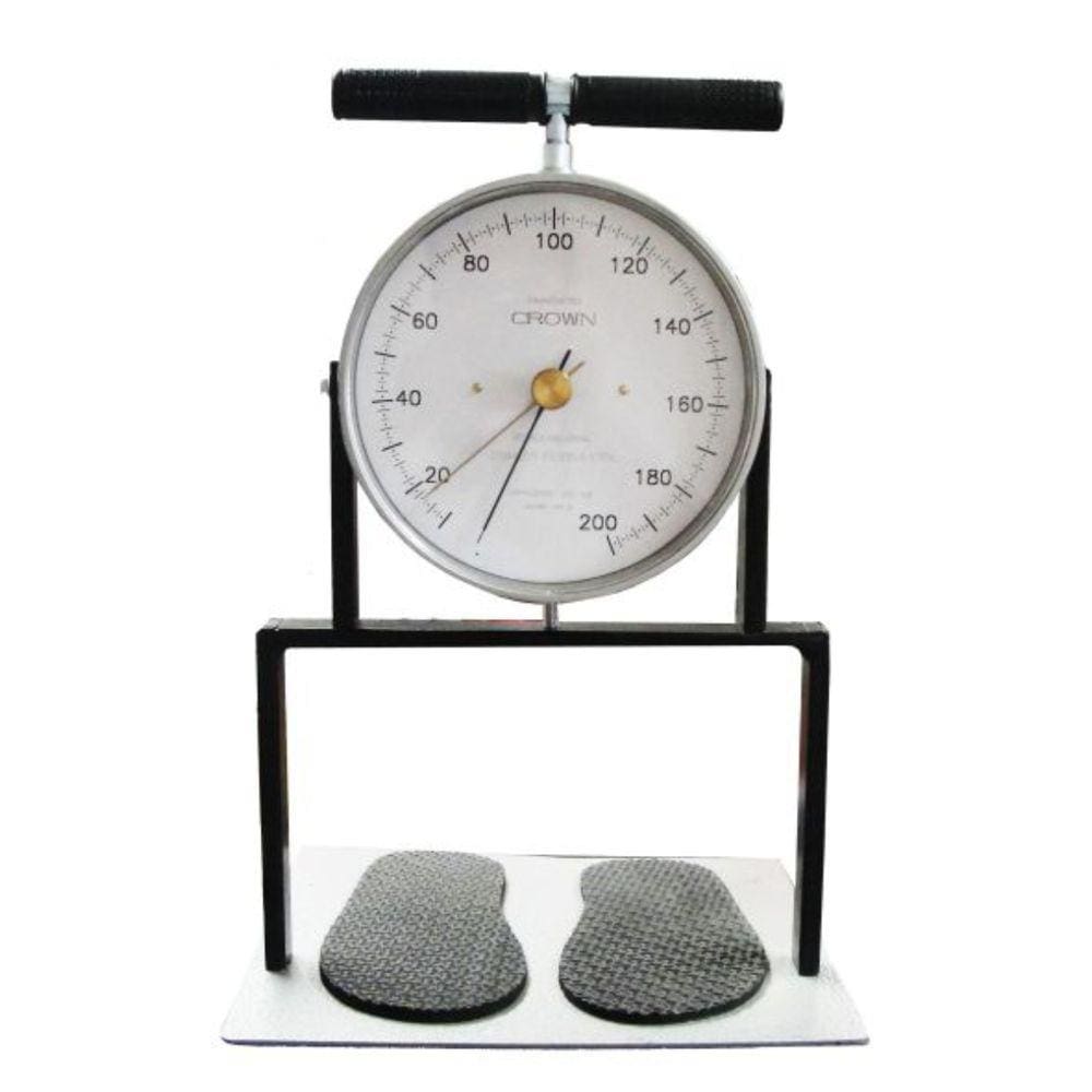 Dinamômetro Analógico Circular Faixa 0 A 200Kgf Força Graduação 1Kg Aço Alumínio Dorsal Instrutherm