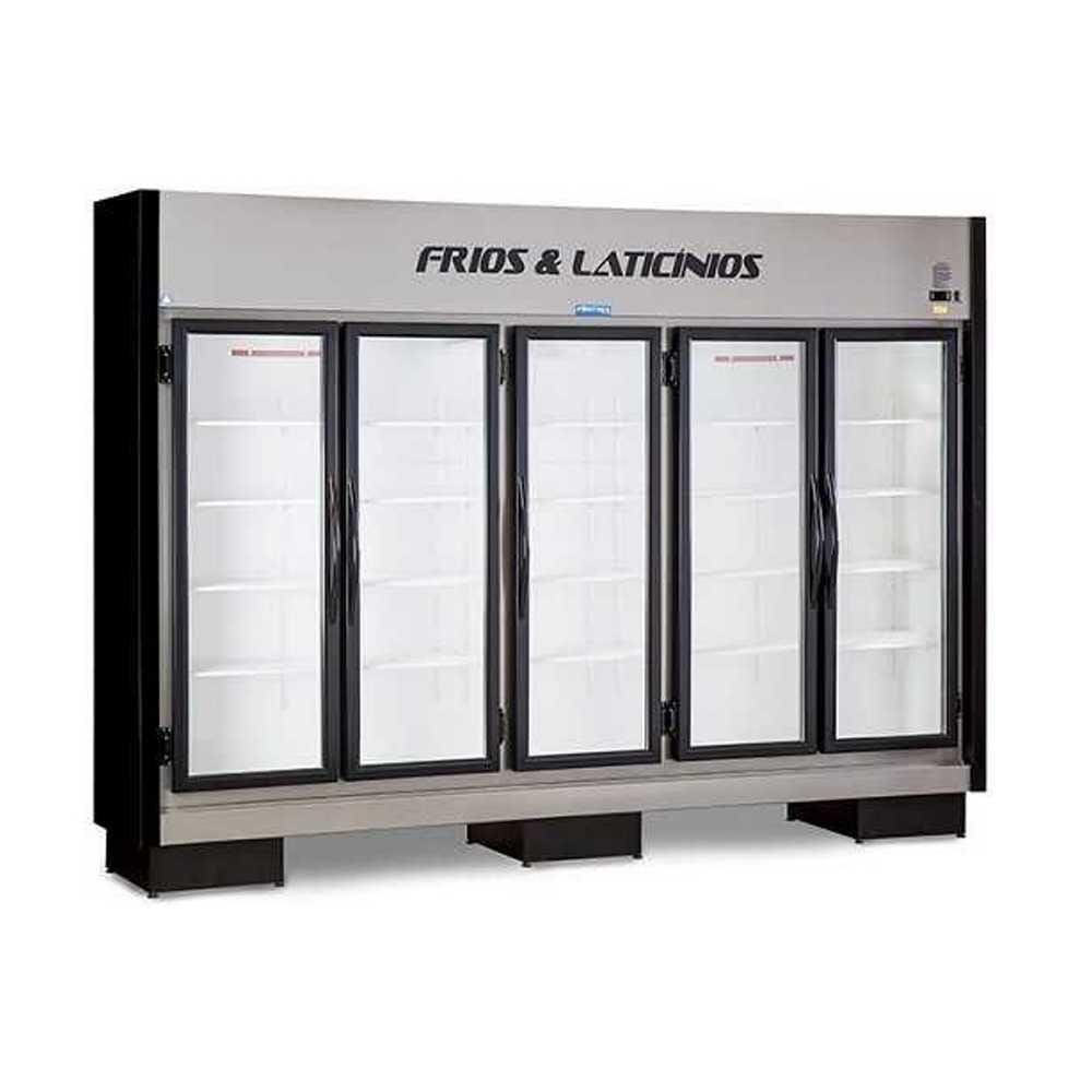 Expositor Conservador Frios e Laticínios 5 Portas EAS 105 BLACK 220V - Fortsul