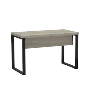 Mesa de Escritório Madeira 150x60x75cm M150/60pe40tub Nogueira Casablanca/Preto