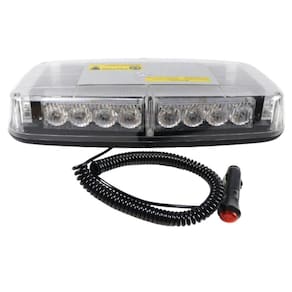 Giroflex De Led Vermelho E Azul 12V Retangular