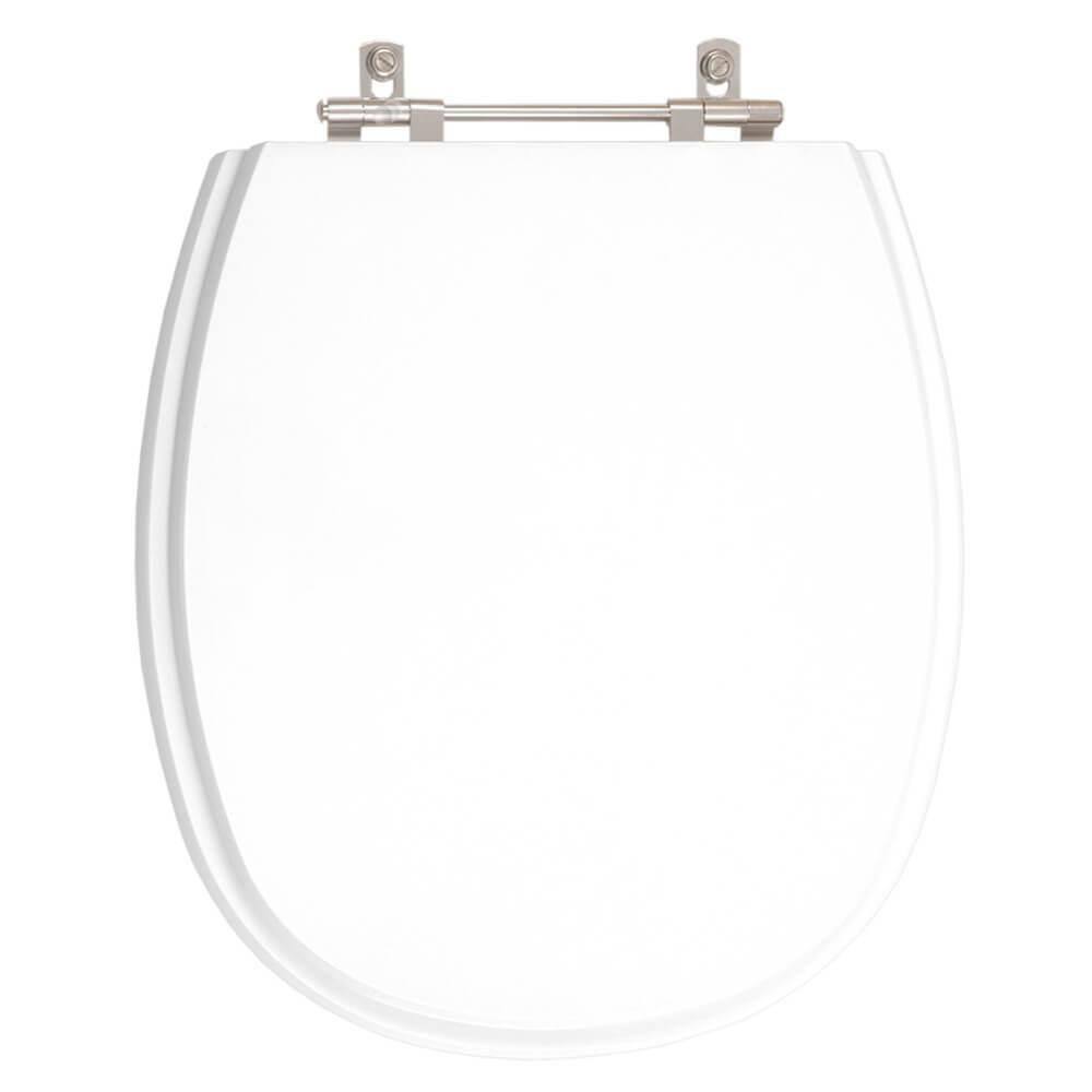 Tampa de Vaso em MDF Loren Way Branco para bacia Lorenzetti