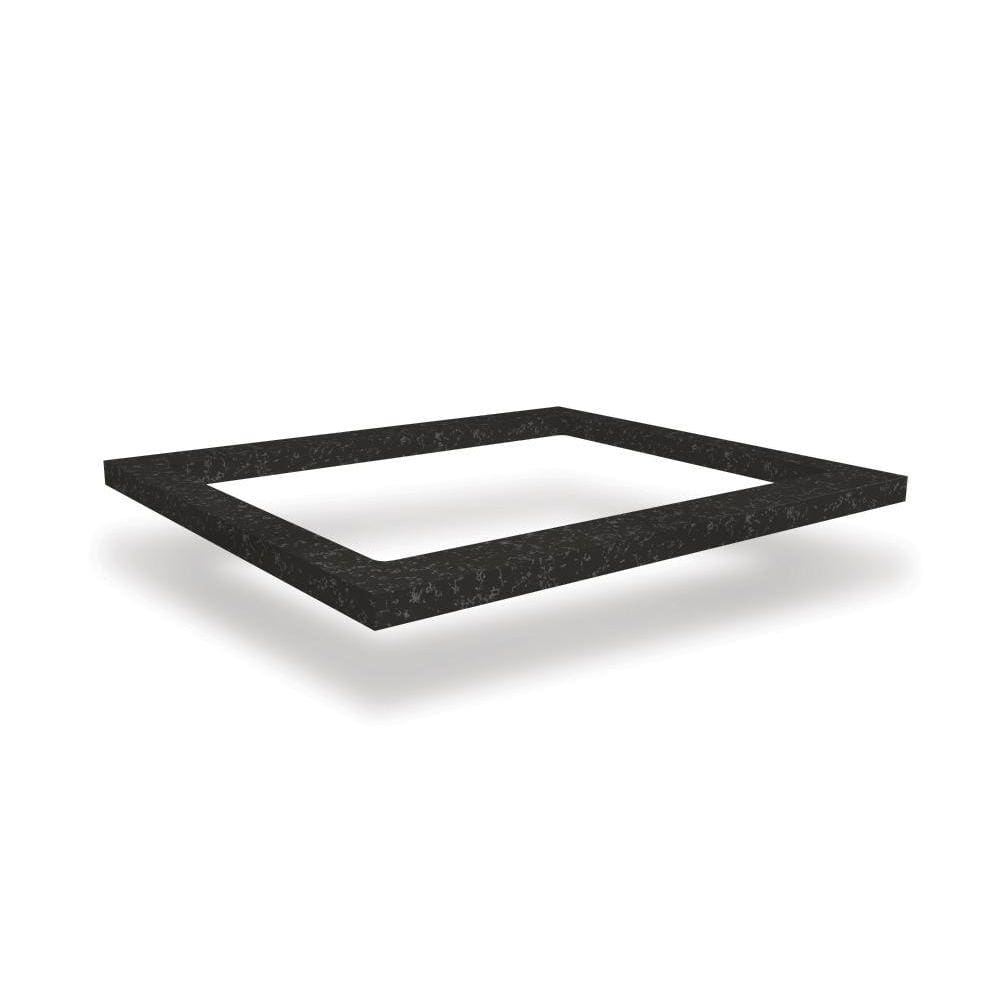 Tampo De Balcão Para Cooktop Preto Brilho 60cm x 52cm