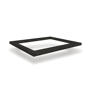 Tampo De Balcão Para Cooktop Preto Brilho 60cm x 52cm