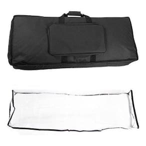 Kit Capa De Teclado Musical 5/8 + Capa De Cobertura