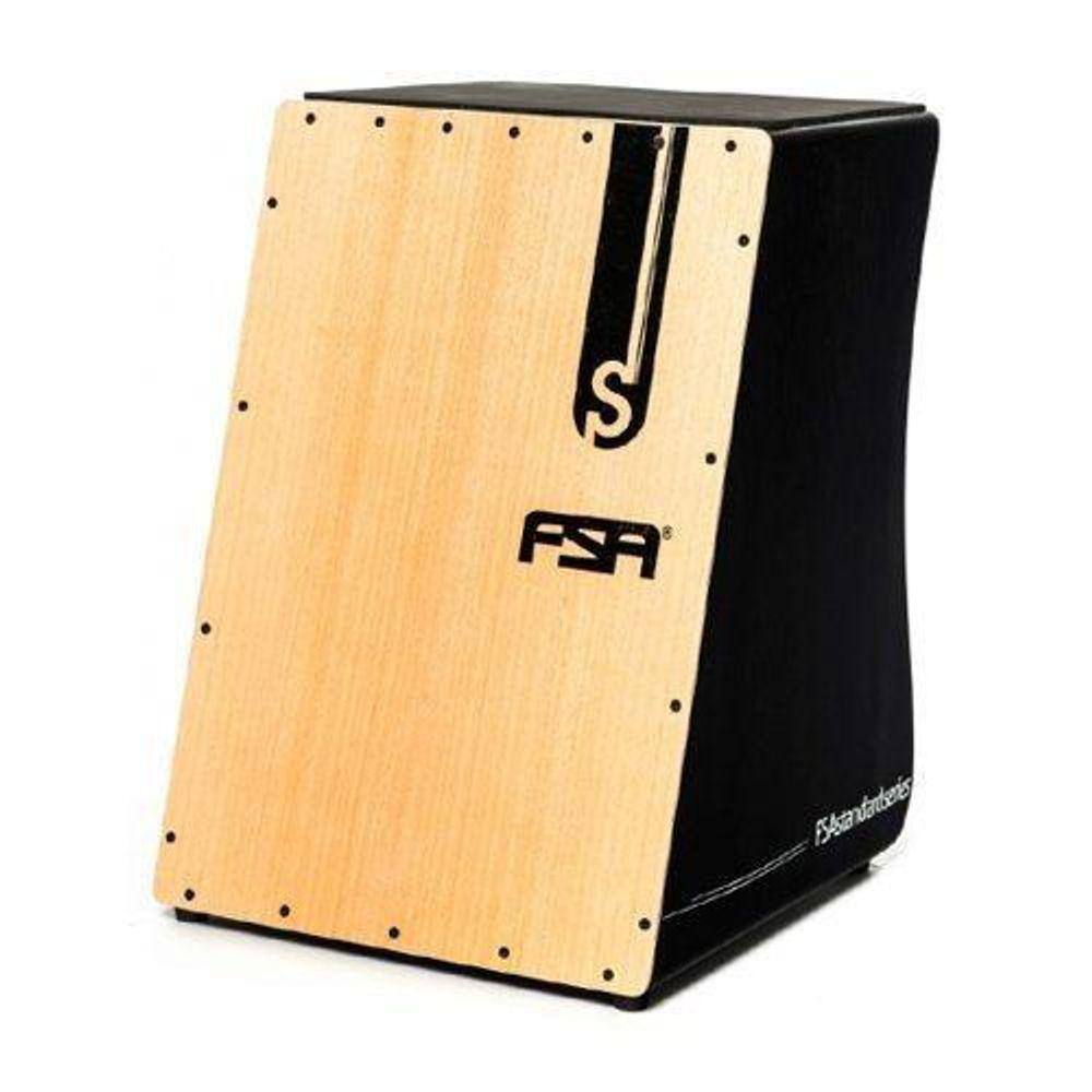 Kit Cajon Elétrico Completo Fsa Fca2501 Com Capa Canela Unha