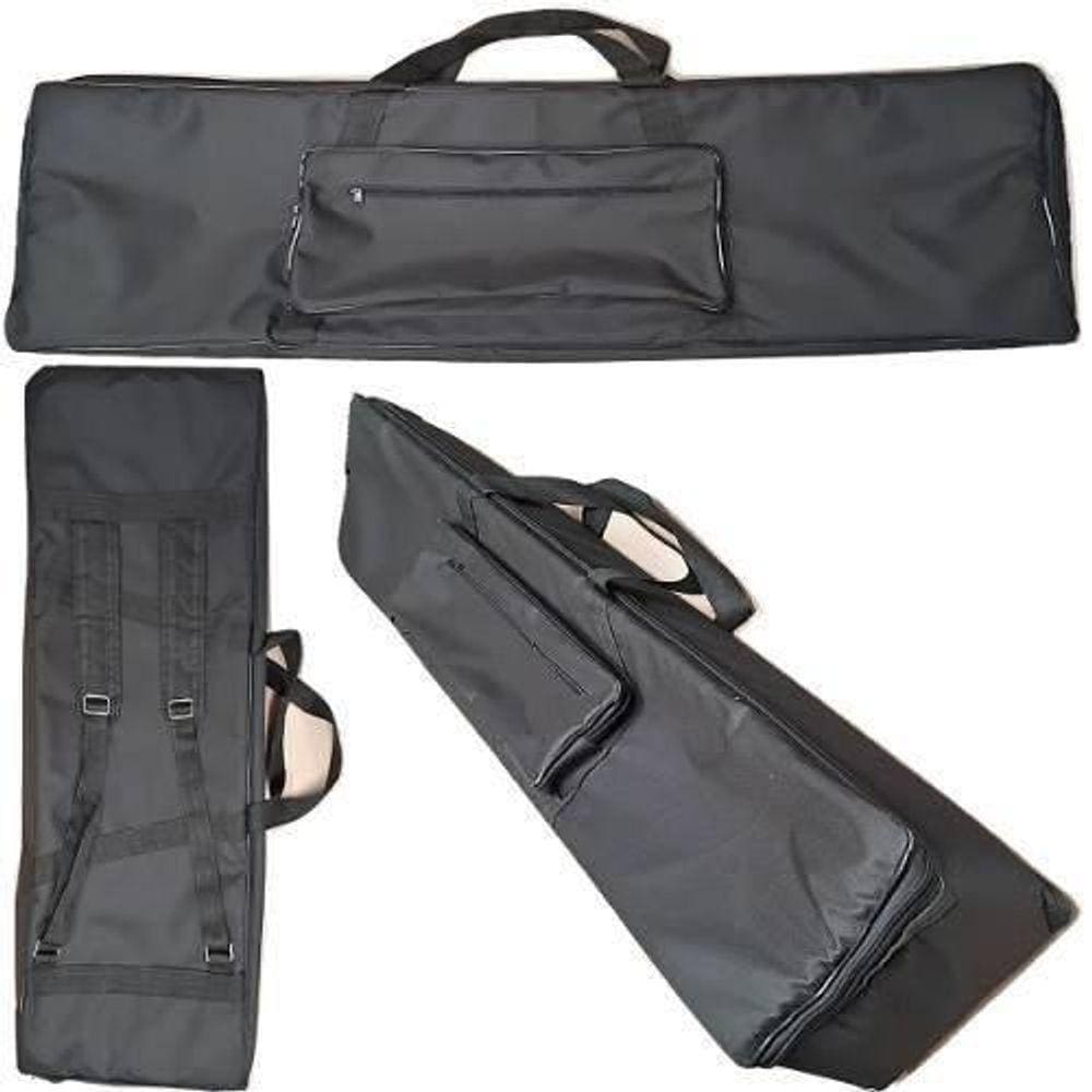 Capa Bag Para Piano Kurzweil Sp2 Nylon Master Luxo Preto