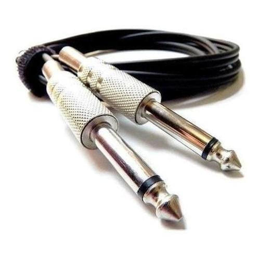 Cabo P10 X P10 Para Violão Guitarra Baixo 1M