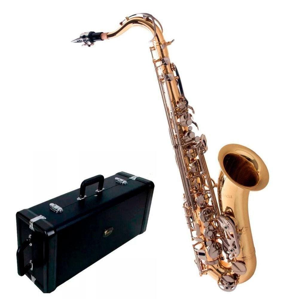 Saxofone Tenor Eagle St503 Laqueado/Niquelado + Case